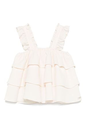 top in cotone bianco DONSJE KIDS | 409180000003